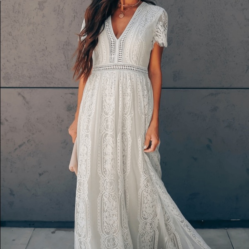 ModinDress BEAUTIFUL White Maxi Dress